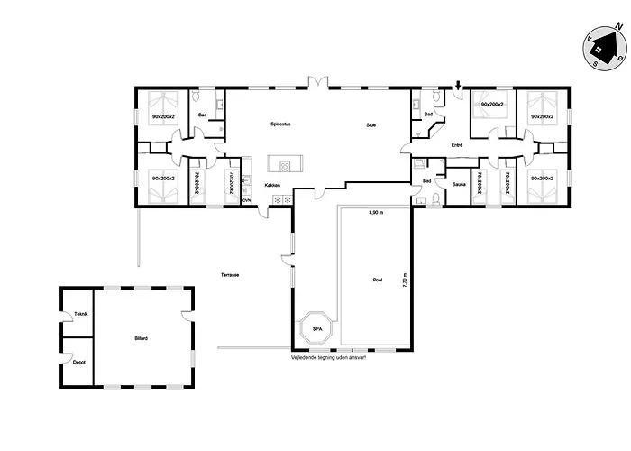 Fantastic With Pool And For 20 People Ulfborg